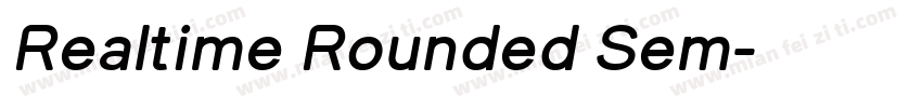 Realtime Rounded Sem字体转换
